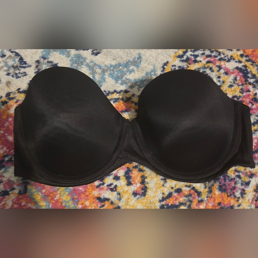Maidenform Classic Black Strapless Bra